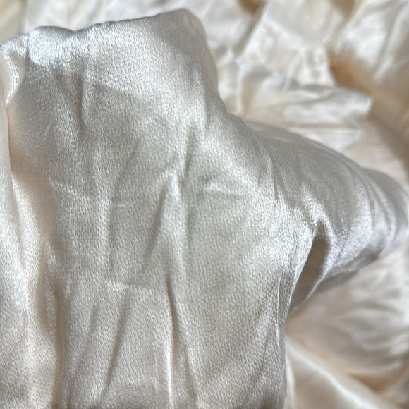 Love All of Me Champagne Satin Maxi Dress - Picture 8 of 8